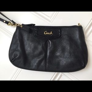 Black Coach wristlet